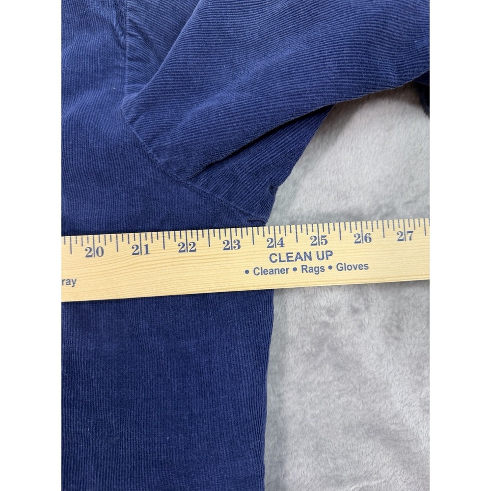 St Johns Bay Corduroy Button Up Quilt Lined Long‎ Sleeve Shacket - Picture 8 of 8